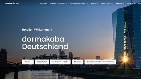 Dormakaba website